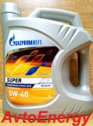 Газпромнефть. Вязкость 5W-40, полусинтетическое