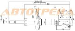 Амортизатор. Toyota: Sprinter Marino, Corolla Ceres, Sprinter Carib, Corolla Spacio, Sprinter, Corolla, Corolla Levin, Sprinter Trueno Двигатели: 5AFE...