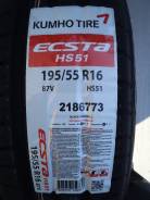 Kumho Solus HS51. Летние, 2016 год, без износа, 4 шт