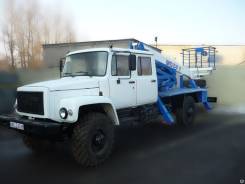 ГАЗ-33086 Земляк. Автогидроподъемник ВИПО-24-01 ГАЗ-33086 (4х4) кабина 5 мест, 24 м.