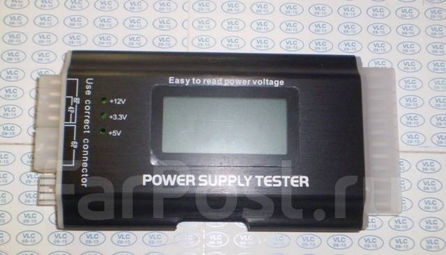 Тестер блоков питания АТХ 20/24PIN (Power Supply Tester)