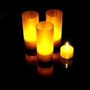 Светодиодная свеча LED Candle в стакане