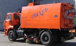 Кургандормаш КО-318Д. КО-318Д на шасси Камаз-53605 вакуумная подметально-уборочная (пылесос)