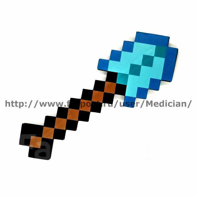Игрушка Алмазная Лопата Майнкрафт (Minecraft) - Игрушки во Владивостоке