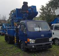 Hyundai HD78. Автовышка Hyundai Mighty Dasan DS280S во Владивостоке, 3 907 куб. см., 28 м.