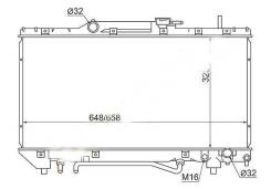 Радиатор TOYOTA CORONA/CARINA/CALDINA ST19# 3S/4S 92-96 / SAT / / TY0002-ST190-1.8 / TY0002-ST190-1. / TY0002-ST190-1.8 / SAT