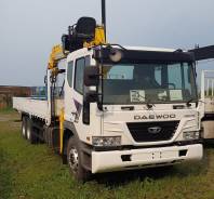 Daewoo Novus. Грузовик , КМУ Soosan SCS866 во Владивостоке, 11 051 куб. см., 14 600 кг.