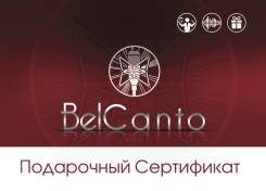 Подарочные сертификаты на уроки вокала и музыкальные инструменты