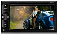Магнитола Автомобильная универсальная 2Din DVD+TV