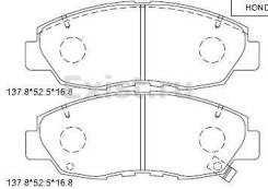 Колодка тормозная дисковая. Honda Civic, DBA-FD2, DBA-FD1 Honda Edix, DBA-BE8, DBA-BE3, ABA-BE2, ABA-BE4 Honda Stream, UA-RN5, LA-RN4, LA-RN3, CBA-RN5...