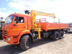 КамАЗ 43118 Сайгак. Воровайка с кран-манипулятор КМУ Камаз-43118 Батыр Soosan SCS736 вер/у, 11 000 куб. см., 7 000 кг., 19 м.