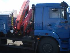 Камаз 43118 Сайгак. КМУ Palfinger РK15500А Камаз 65861-101-46 (43118-3079-46), 6 700 куб. см., 12 000 кг.
