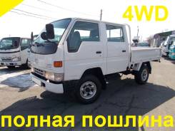 Toyota Dyna. 4WD, двухкабинник+борт, 3 000 куб. см., 1 500 кг.