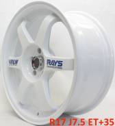 RAYS VOLK RACING. 7.5x17, 5x114.30, ET35, ЦО 73,1 мм.