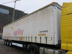 Krone SD. Полуприцеп тентованный штора-борт 2011г., 33 900 кг.