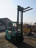 Mitsubishi FG25. Погрузчик вилочный, бензин+газ, 2 500 кг.