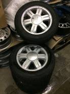 Литые диски 4х100 r15 с ларгуса на резине Кама евро 185/65 колёса новы. 6.5x15 4x100.00 ET45 ЦО 60,1 мм.