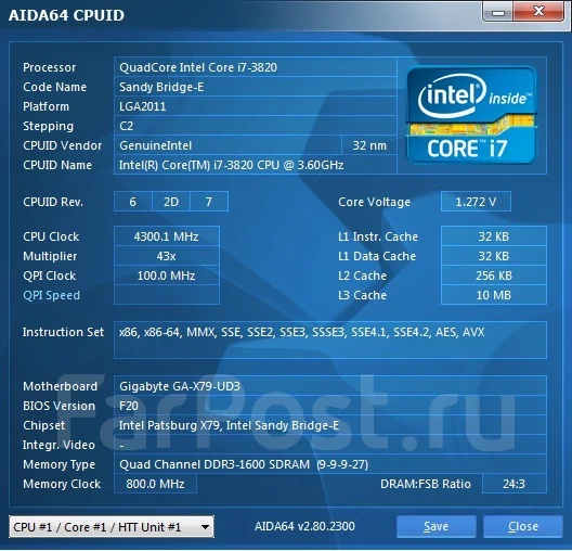 Intel Core i7-3820 ����