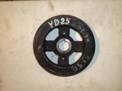 Шкив коленвала. Nissan AD, VGY11, WHY11, WHNY11, VY11, WPY11, VENY11, WFY11, VFY11, VHNY11, VEY11, WRY11 Двигатель YD22DD