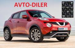 Защита бампера. Nissan Juke, NF15, YF15, F15 Двигатели: MR16DDT, HR15DE, HR16DE