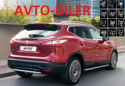 Защита бампера. Nissan Qashqai, J11 Двигатели: H5FT, MR20DE, R9M