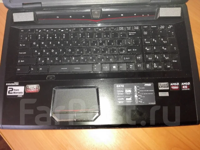 MSI GX70 3CC Destroyer. 17.3", 2,5����, ��� 8 ��, ���� 1 240���, WiFi: 1, Bluetooth: 1, ����������� �� 3��. ����