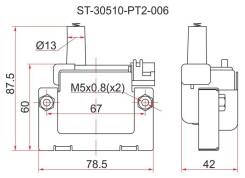 Катушка зажигания HONDA 96- на двигателя B,H,F,D