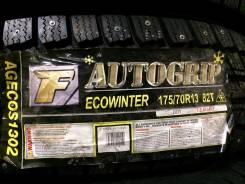 Autogrip Ecowinter. Зимние, шипованные, 2014 год, без износа, 4 шт