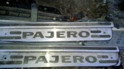 Накладка на порог. Mitsubishi Pajero, V73W