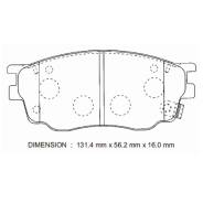 Колодка тормозная дисковая. Mazda Atenza Sport, GY3W, GYEW Mazda Atenza, GGES, GG3S, GG3P, GGEP