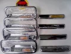 Накладки на ручки дверей хром TOYOTA LAND CRUSER PRADO FJ90куз 96--02 TN-HNR-210006