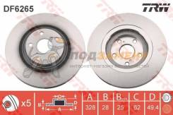 Диск тормозной передний LEXUS RX (12/08- ), TOYOTA RAV4 IV (17) DF6265 TRW / DF6265. Гарантия 6 мес