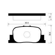 Колодки тормозные дисковые. Toyota: Windom, Camry Gracia, Mark II Wagon Qualis, Scion, Camry, Corolla, Opa, Vista, Avalon, Caldina, Vista Ardeo, Prius...