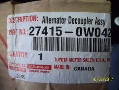 Шкив генератора. Toyota Alphard, ANH25, ANH20 Toyota RAV4, ACA38, ACA31, ACA36, ACA33 Toyota Vellfire, ANH20, ANH25 Toyota Estima, ACR55, ACR50 Двигат...