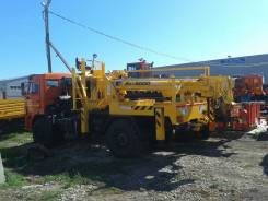 КамАЗ. Бурильно-крановая установка Soosan SCA5000 на Камазе 43502-3036-45, 67 000 куб. см., 15 000 кг., 4x4