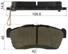 Колодки тормозные FR TOYOTA PASSO 04- / AKOK / / DG1420-SF / DG1420-SF / DG1420-SF / DG1420-SF / DG1 / DG1420-SF / AKOK