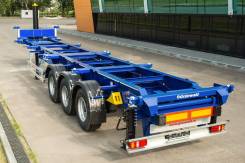 Grunwald. Полуприцеп-контейнеровоз Gr-VCSt Tipper, 31 750 кг.