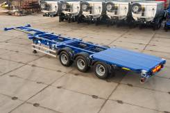 Grunwald. Полуприцеп-контейнеровоз Gr-VCSt Low-bed, 32 350 кг.