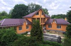 Новый дом. 3-й Комсомольский переулок, 12, р-н Мытищинский, площадь дома 420 кв. м., централизованный водопровод, электричество 15 кВт, отопление цент...