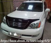 Дефлектор капота. Lexus GX470, UZJ120 Двигатель 2UZFE