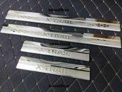 Накладка на порог. Nissan X-Trail, NHT32, HT32, T32, NT32, HNT32
