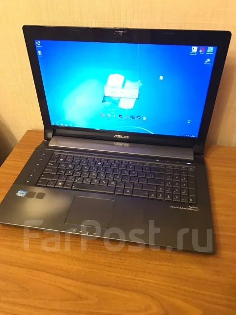 Asus N73SV. 17.3", 2,3����, ��� 6 ��, ���� 1 000���, WiFi: 1, Bluetooth: 1, ����������� �� 2��. ����