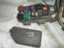 Блок предохранителей под капот. Toyota Caldina, CT190G, CT190 Двигатель 2C