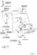 Отбойник двери. Toyota Lite Ace, CR41, CR41V, CR42, CR42V, KR42, KR42V, SR40 Toyota Lite Ace Noah, CR40, CR40G, CR42, CR50, CR50G, CR52, KR42, KR52, S...