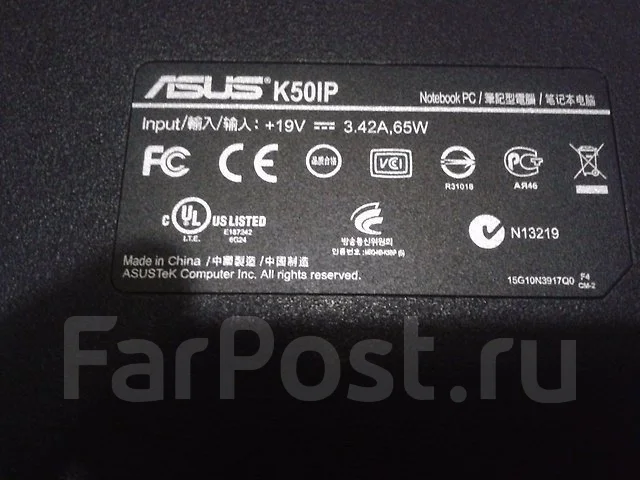 Asus K50IP. 15.6", 1����, ��� 2048 ��, ���� 250���, WiFi: 1, Bluetooth: 1, ����������� �� 3��. ��� ����� �� ������������ ����