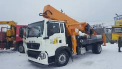 Hansin HS 4570. Автовышка Hansin HS 450А на шасси Howo T5G 2016г, 45 м.