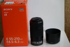 Объектив Sony 55-210 f/4.5-6.3. Для Sony E-mount, диаметр фильтра 49 мм
