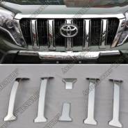 Молдинг решетки радиатора. Toyota Land Cruiser Prado, GDJ150, GDJ150L, GDJ150W, GRJ150, GRJ150L, GRJ150W, KDJ150, KDJ150L, LJ150, TRJ150, TRJ150L, TRJ...