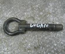 Крюк буксировочный. Renault Logan