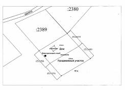 Участок в Борисовке. 1 260 кв. м., собственность, электричество, от частного лица (собственник). Схема участка